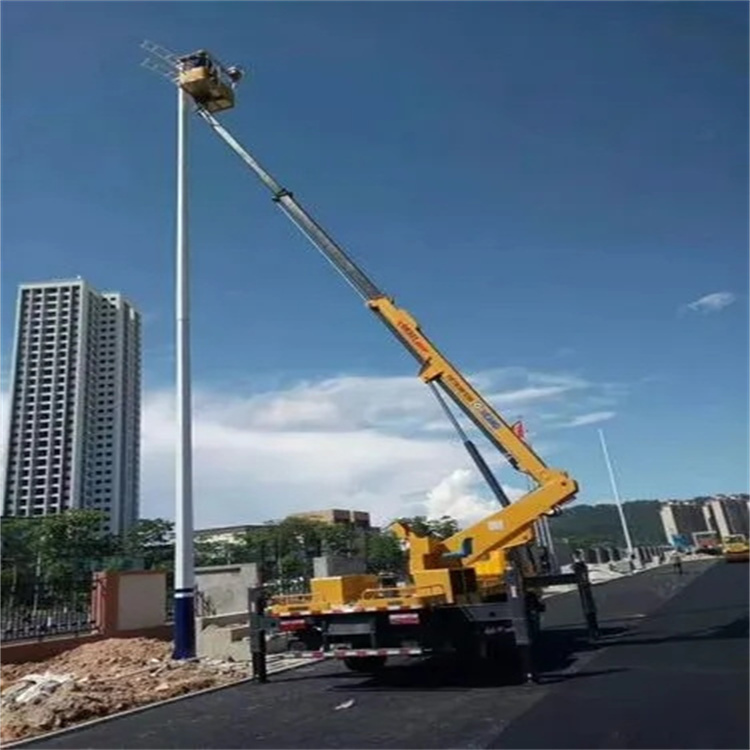 都匀维修路灯的曲臂升降车出租